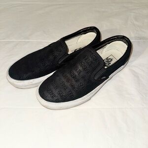 Vans Platform ‘Deboss OTW’ Black Slip-On Sneakers